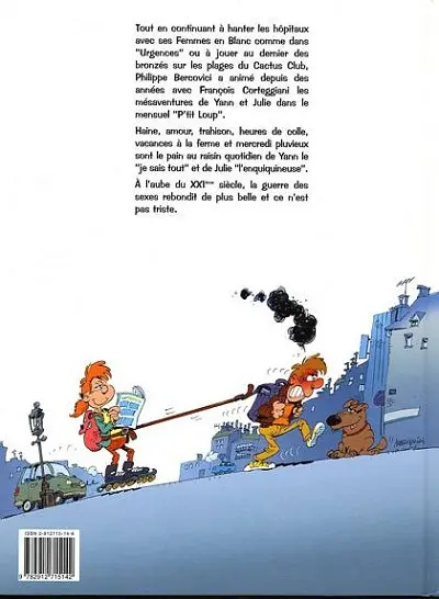 Verso de l'album Yann et Julie Tome 2 Vague à l'âne