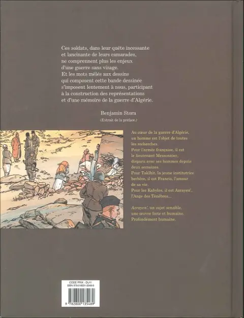 Verso de l'album Azrayen' Édition intégrale