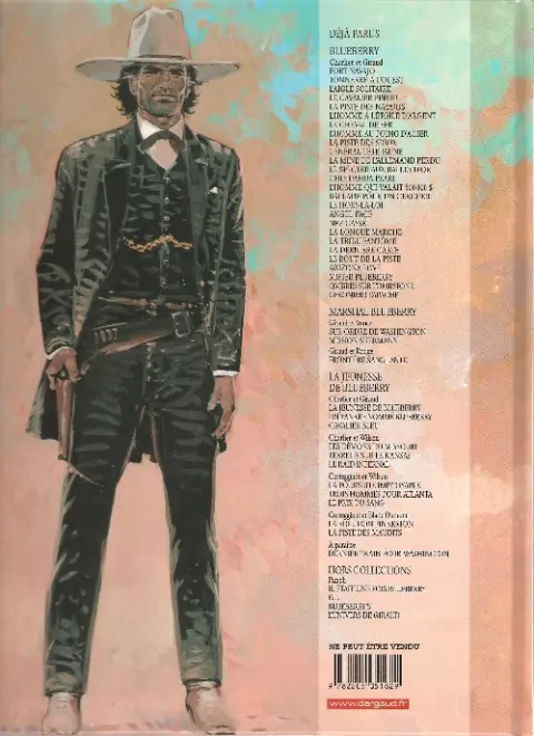 Verso de l'album Blueberry Tome 4 Le cavalier perdu