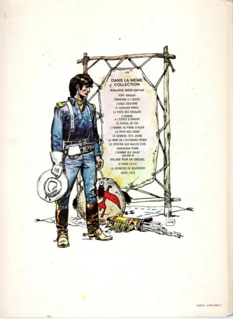 Verso de l'album Blueberry Tome 10 Général Tête Jaune