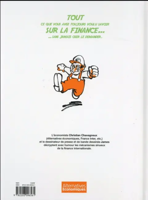 Verso de l'album Les Aventuriers de la finance perdue