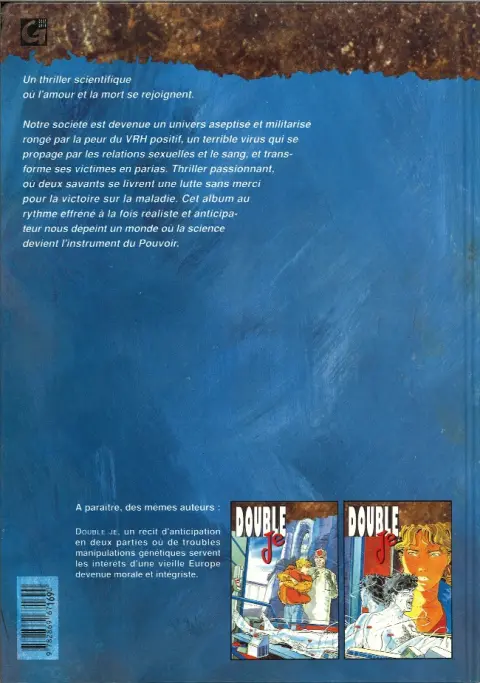 Verso de l'album Péché Mortel Tome 1