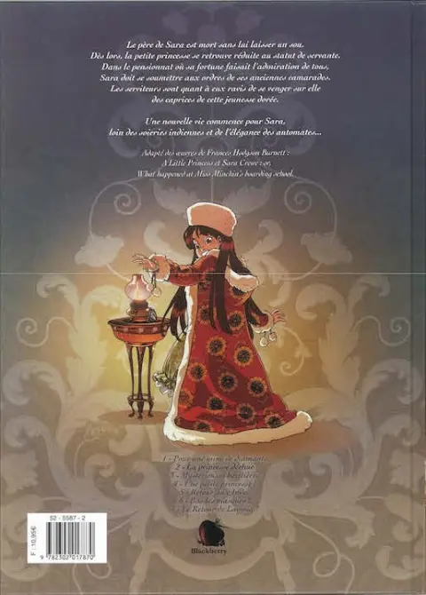 Verso de l'album Princesse Sara Tome 2 La princesse déchue