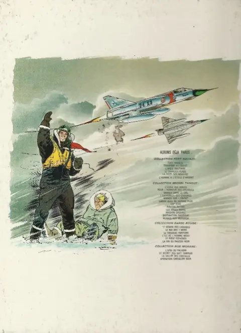 Verso de l'album Tanguy et Laverdure Tome 1 L'école des Aigles