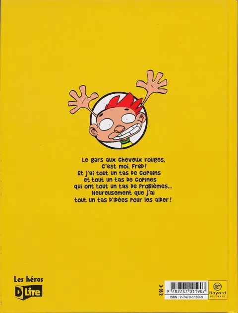 Verso de l'album La Bande à Fred