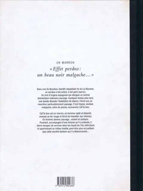 Verso de l'album Un Marron Tome 1 Livre Premier - Caf' la bou