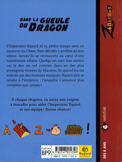 Verso de l'album Les Enquêtes de l'inspecteur Bayard Dans la gueule du dragon