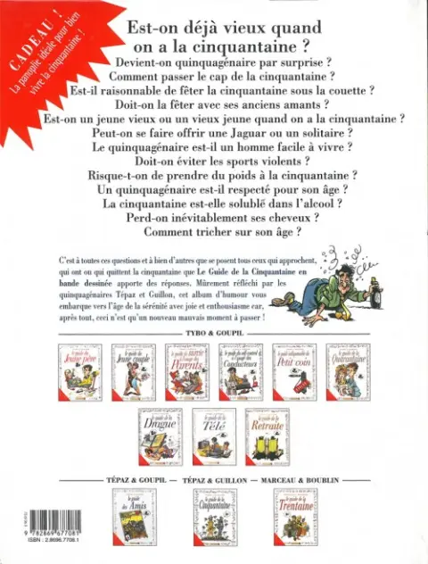 Verso de l'album Le Guide Tome 12 Le guide de la cinquantaine