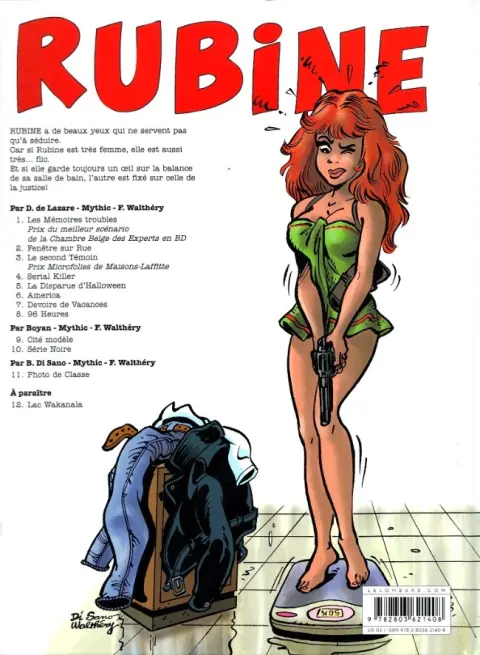 Verso de l'album Rubine Tome 11 Photo de classe