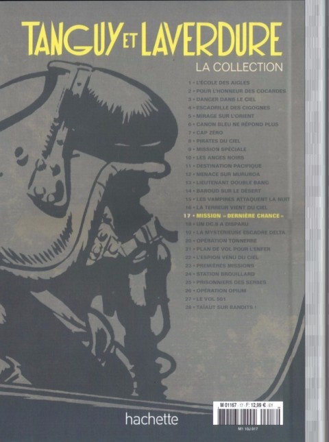 Verso de l'album Tanguy et Laverdure - La Collection Tome 17 Mission dernière chance