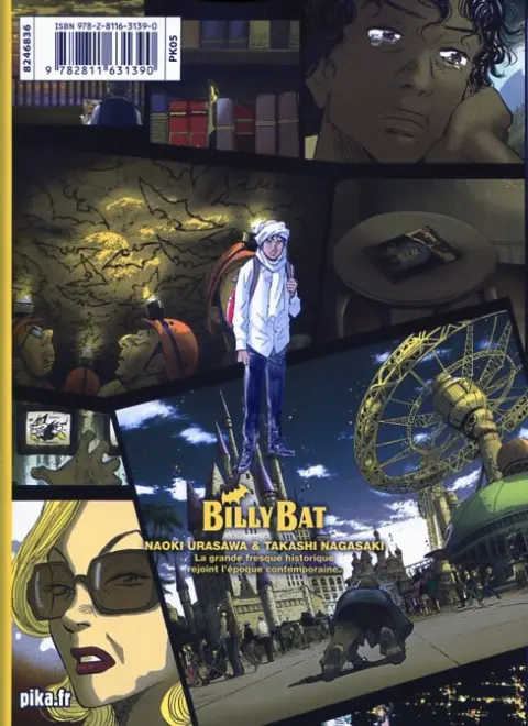 Verso de l'album Billy Bat 18
