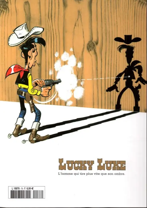 Verso de l'album Lucky Luke La collection Tome 76 Marcel Dalton