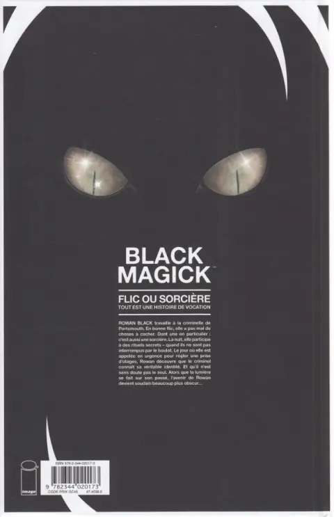 Verso de l'album Black Magick Tome 2 Passé recomposé