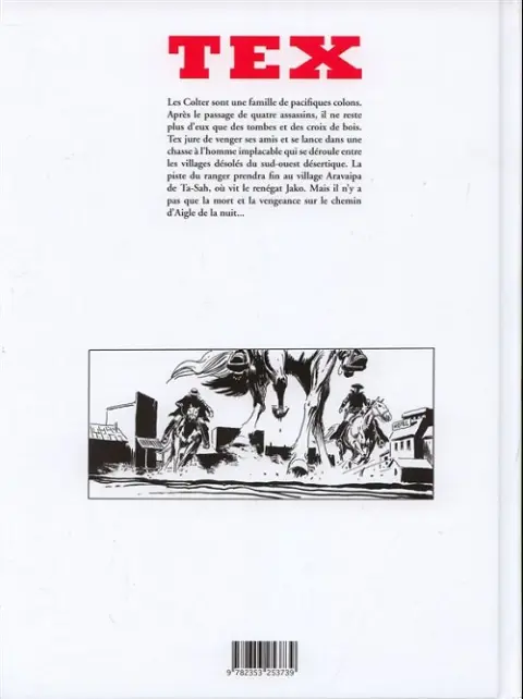 Verso de l'album Tex (Spécial) Tome 15 Le cavalier solitaire