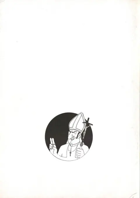 Verso de l'album Tintin : L'Énigme du 3e Message 2ème partie
