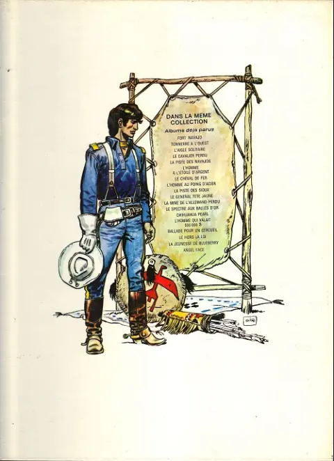 Verso de l'album Blueberry Tome 15 Ballade pour un cercueil