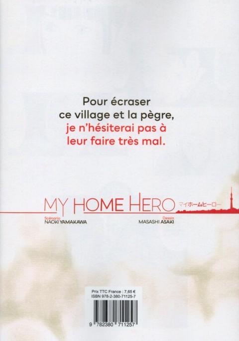 Verso de l'album My Home Hero 13
