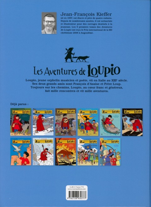 Verso de l'album Les aventures de Loupio Tome 12 Les bâtisseurs