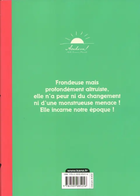 Verso de l'album Asadora ! 2