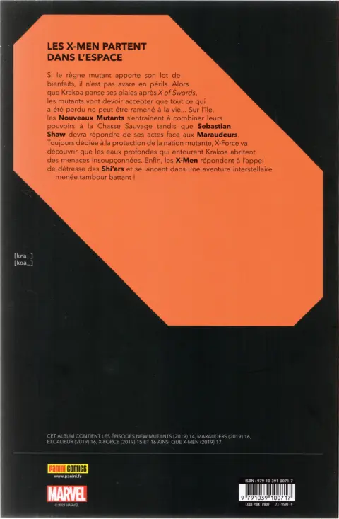 Verso de l'album Reign of X Volume 2