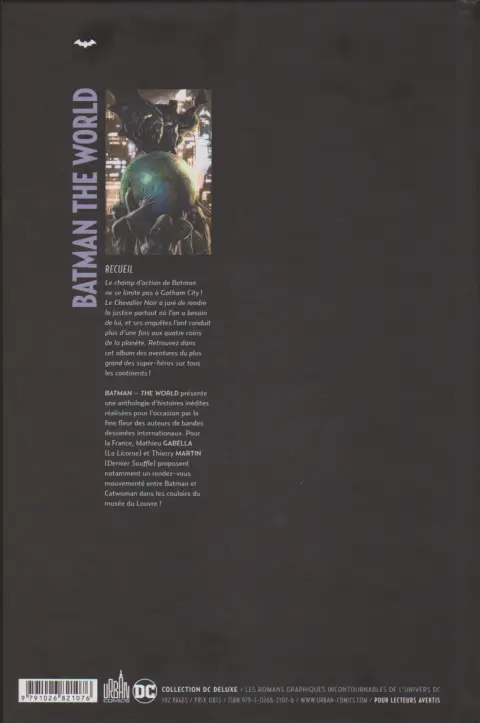 Verso de l'album Batman : The World