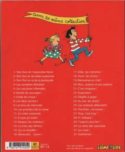 Verso de l'album Tom-Tom et Nana Tome 27 Trop, c'est trop !