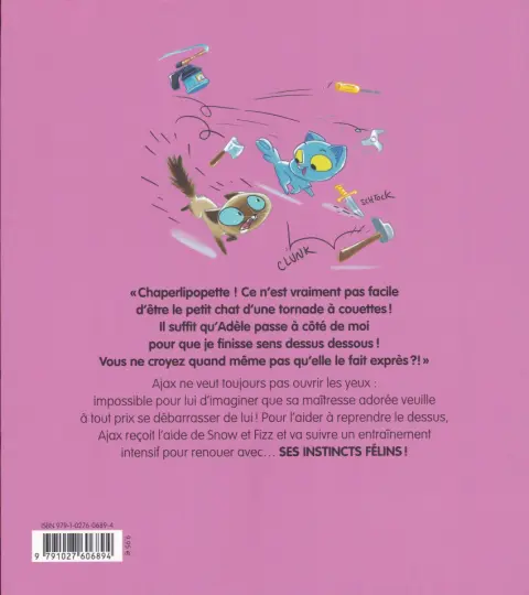 Verso de l'album Ajax - Mortelle Adèle Tome 3 Chaperlipopette !