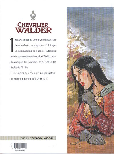 Verso de l'album Chevalier Walder Tome 6 Chevalier teutonique