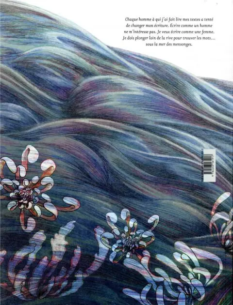 Verso de l'album Anaïs Nin Sur la mer des mensonges