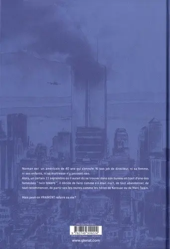 Verso de l'album Celui qui n'existait plus