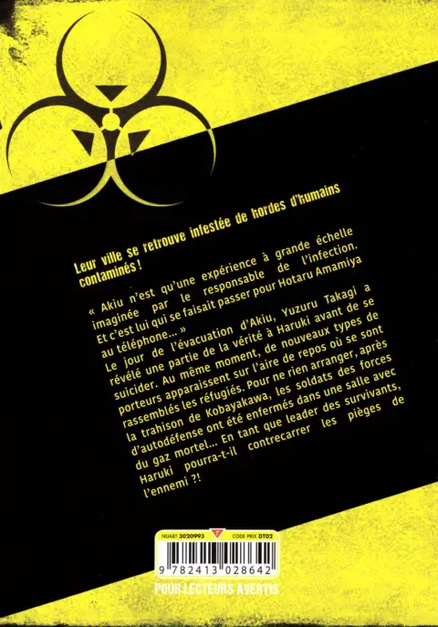 Verso de l'album Infection 16