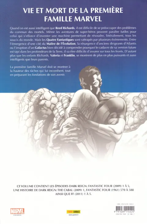 Verso de l'album Fantastic Four 1