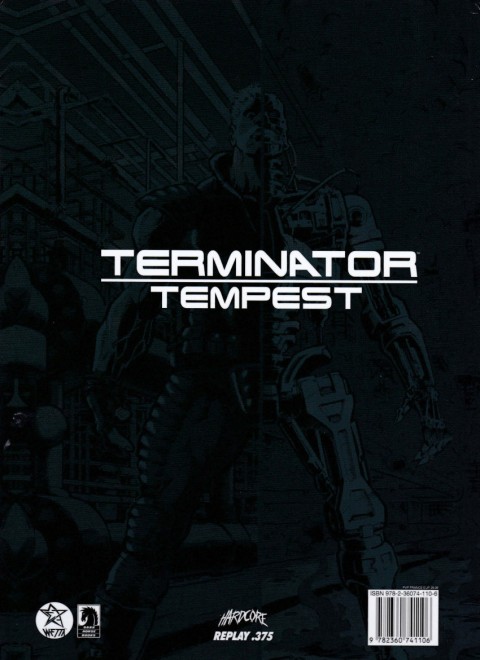 Verso de l'album Terminator : Tempest