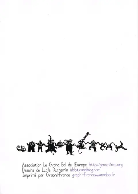 Verso de l'album L'Île du Grand Bal Tome 2 Mode d'emploi du Grand Bal de l'Europe
