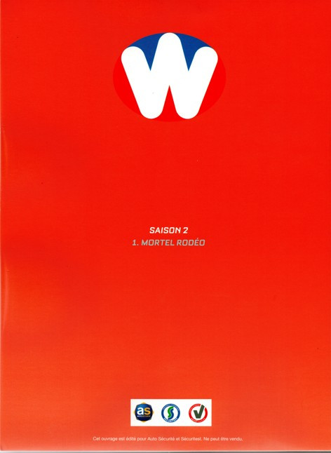 Verso de l'album Julie Wood Tome 1 Mortel Rodéo