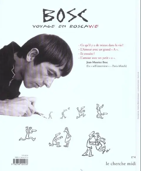Verso de l'album Voyage en boscavie