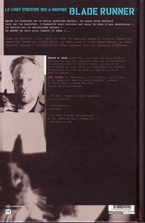 Verso de l'album Do androids dream of electric sheep ? Tome 6