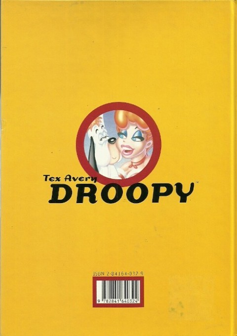 Verso de l'album Droopy Tome 1