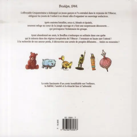 Verso de l'album L'Étoffe des légendes Tome 3 Une histoire de fou