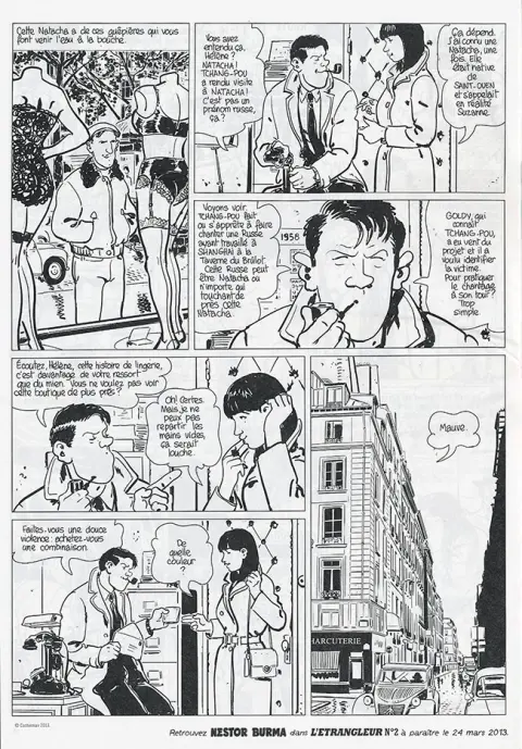 Verso de l'album L'Étrangleur - Nestor Burma Tome 4 Boulevard... Ossements (1)