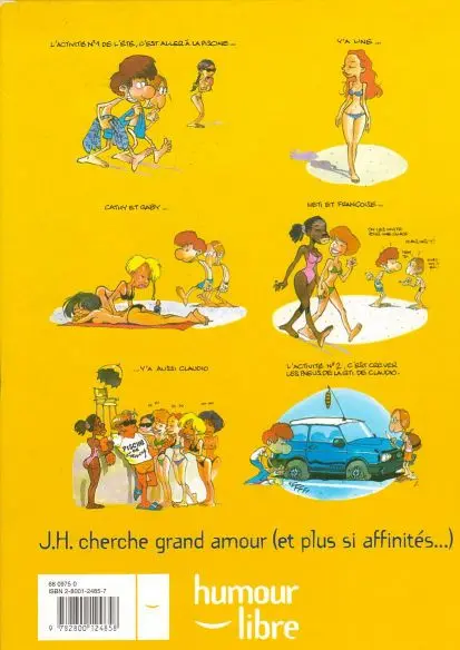 Verso de l'album Les Filles électriques