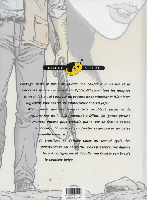 Verso de l'album Gil St André Tome 8 Le Sacrifice