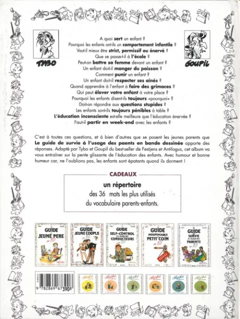 Verso de l'album Le Guide Tome 5 Le guide de survie à l'usage des parents