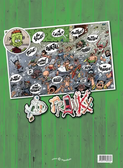 Verso de l'album Kid Franky Tome 2 vous salue bien !