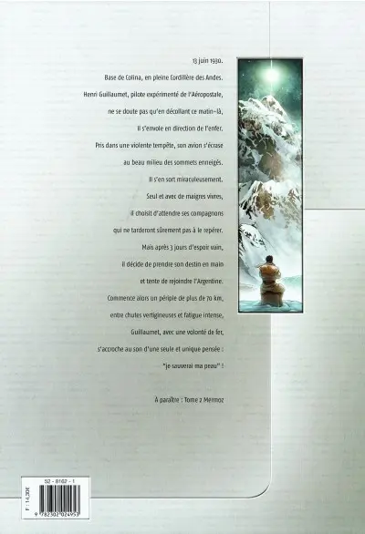 Verso de l'album L'Aéropostale - Des pilotes de légende Tome 1 Guillaumet