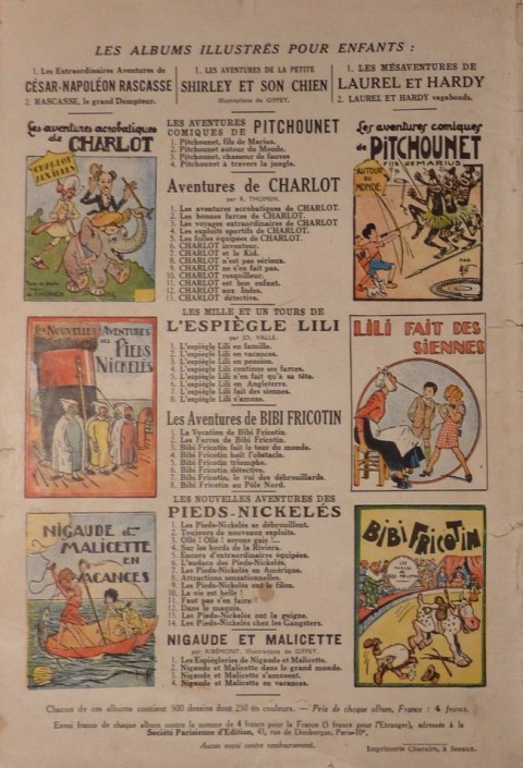 Verso de l'album Les Mésaventures de Laurel et Hardy Tome 2 Laurel et Hardy vagabonds