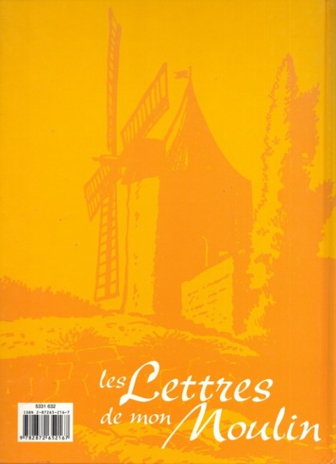 Verso de l'album Les Lettres de mon Moulin