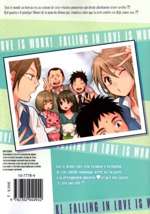 Verso de l'album Love on the job 3