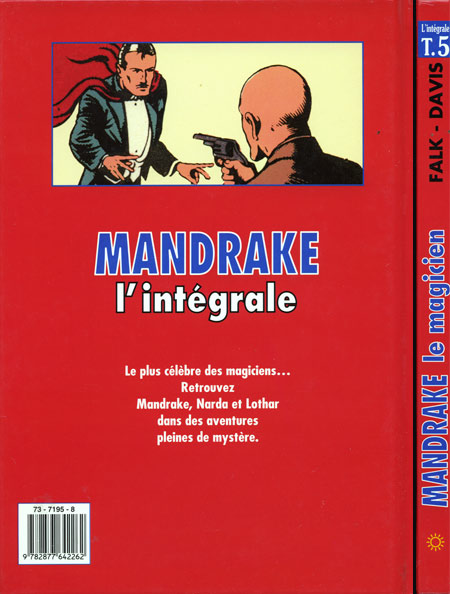 Verso de l'album Mandrake le magicien L'Intégrale Tome 5 Le magicien du sport