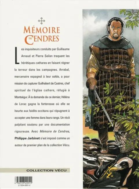 Verso de l'album Mémoire de Cendres Tome 6 Montségur